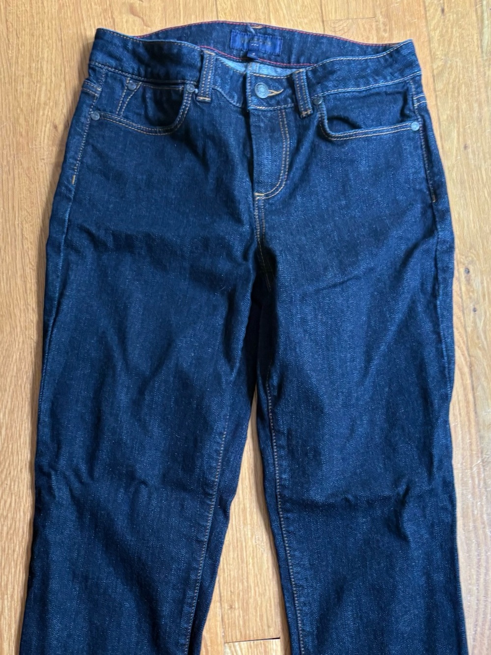 Talbots Dark Wash Straight Leg Jeans Size 4